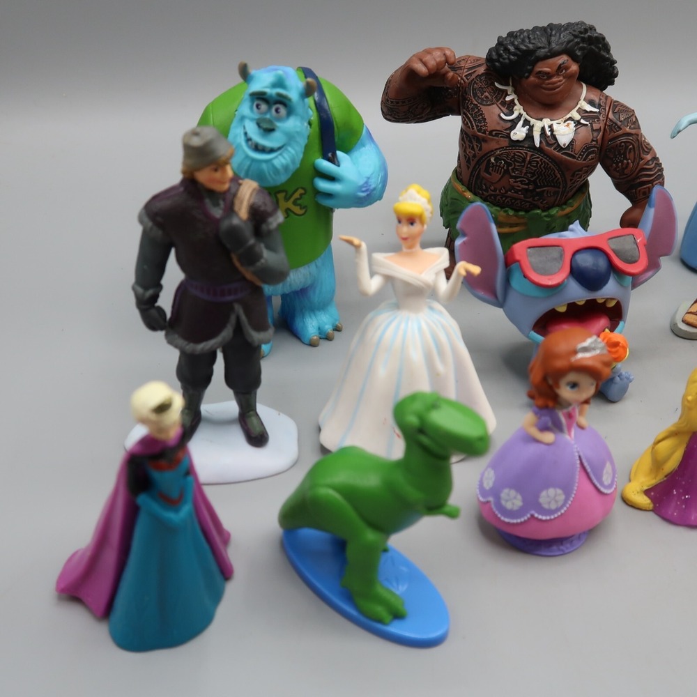 Disney Character figures Toy Lot Sully Princess Hercules Sofia Toy Story